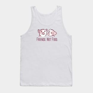 Pig and dog friends Tank Top